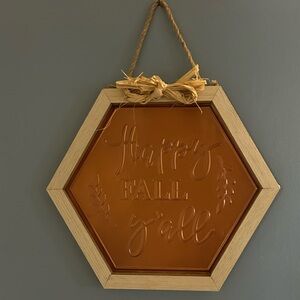 Hexagonal Fall Wall Decor